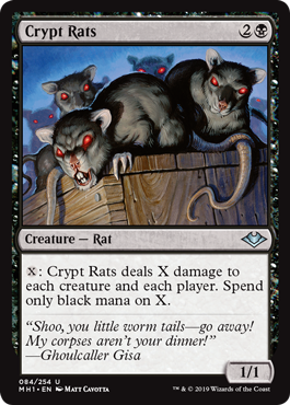 《墓所のネズミ/Crypt Rats》 [MH1]