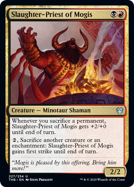 《モーギスの殺戮神官/Slaughter-Priest of Mogis》 [THB]