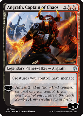 《混沌の船長、アングラス/Angrath, Captain of Chaos》 [WAR]