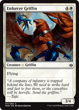《執行官のグリフィン/Enforcer Griffin》 [WAR]