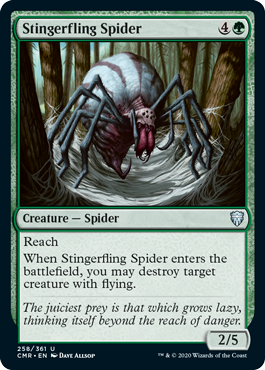 《棘投げの蜘蛛/Stingerfling Spider》 [CMR]