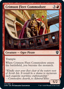 《真紅艦隊の准将/Crimson Fleet Commodore》 [CMR]