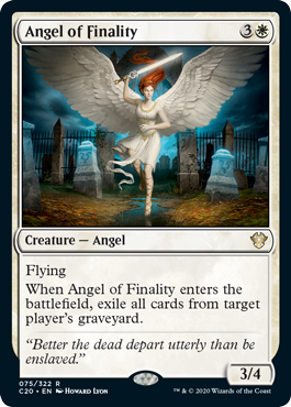 《決断の天使/Angel of Finality》 [C20]