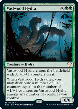 《巨森のハイドラ/Vastwood Hydra》 [C20]