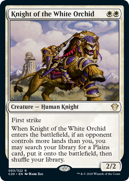 《白蘭の騎士/Knight of the White Orchid》 [C20]