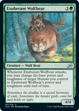 《溌剌とした狼熊/Exuberant Wolfbear》 [IKO]