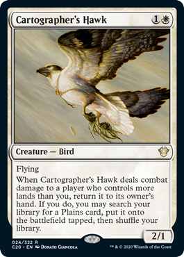《地図作りの鷹/Cartographer's Hawk》 [C20]