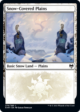 《冠雪の平地/Snow-Covered Plains》 [KHM]