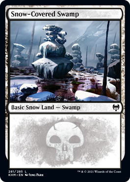 《冠雪の沼/Snow-Covered Swamp》 [KHM]