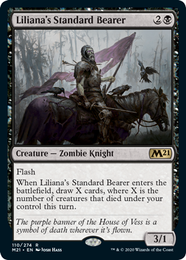 《リリアナの軍旗手/Liliana's Standard Bearer》 [M21]