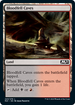 《血溜まりの洞窟/Bloodfell Caves》 [M21]