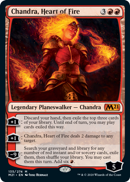 《炎の心、チャンドラ/Chandra, Heart of Fire》 [M21]