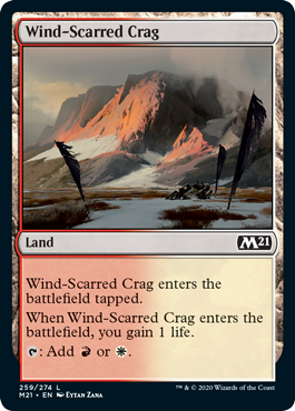 《風に削られた岩山/Wind-Scarred Crag》 [M21]