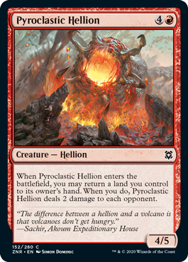 《火砕のヘリオン/Pyroclastic Hellion》 [ZNR]