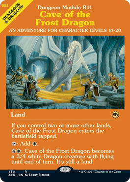 《フロスト・ドラゴンの洞窟/Cave of the Frost Dragon》 [AFR]