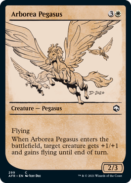 《アルボレーアのペガサス/Arborea Pegasus》 [AFR]