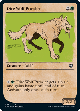 《うろつくダイア・ウルフ/Dire Wolf Prowler》 [AFR]