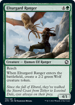 《エルターガルドのレンジャー/Elturgard Ranger》 [AFR]