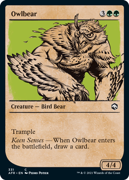 《アウルベア/Owlbear》 [AFR]
