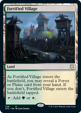 《要塞化した村/Fortified Village》 [AFC]