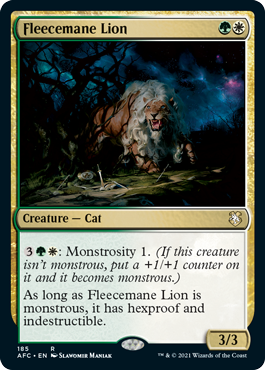 《羊毛鬣のライオン/Fleecemane Lion》 [AFC]