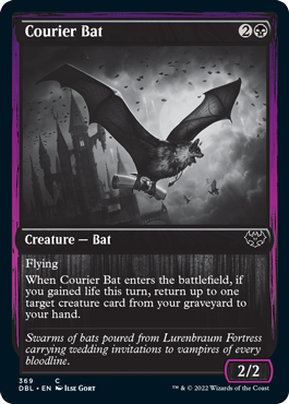 《コウモリの急使/Courier Bat》 [DBL]