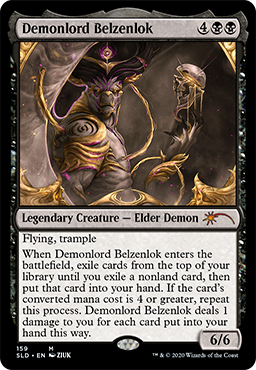 《悪魔王ベルゼンロック/Demonlord Belzenlok》 [SLD]