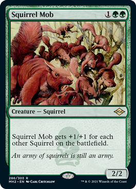 《リスの群れ/Squirrel Mob》 [MH2]