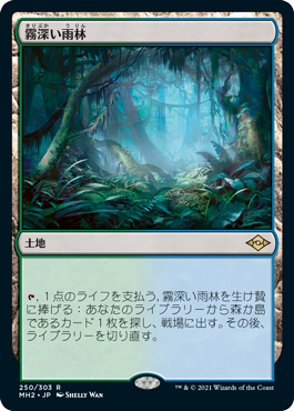 《霧深い雨林/Misty Rainforest》 [MH2]