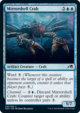 《鏡殻のカニ/Mirrorshell Crab》 [NEO]