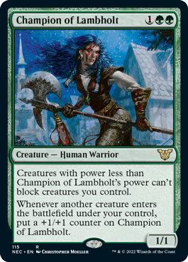 《ラムホルトの勇者/Champion of Lambholt》 [NEC]