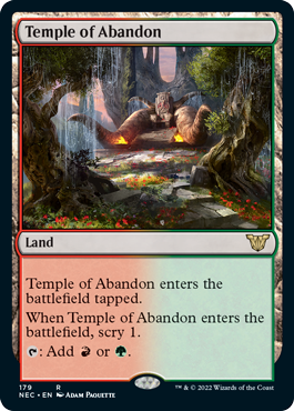《奔放の神殿/Temple of Abandon》 [NEC]