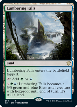 《伐採地の滝/Lumbering Falls》 [C21]