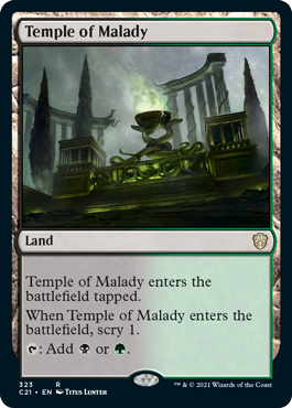 《疾病の神殿/Temple of Malady》 [C21]