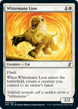 《白たてがみのライオン/Whitemane Lion》 [TSR]