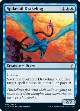《トゲ尾の仔ドレイク/Spiketail Drakeling》 [TSR]