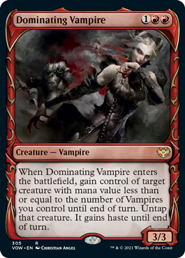 《威圧する吸血鬼/Dominating Vampire》 [VOW]