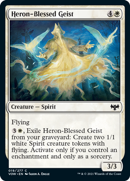 《鷺恵みの霊/Heron-Blessed Geist》 [VOW]