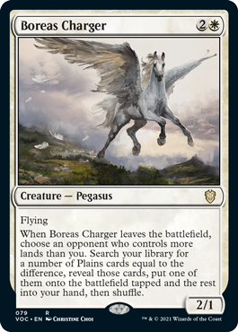 《ボレアスの軍馬/Boreas Charger》 [VOC]