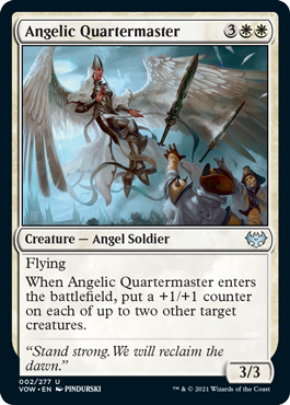 《天使の需品将校/Angelic Quartermaster》 [VOW]