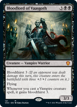 《ヴァーズゴスの血王/Bloodlord of Vaasgoth》 [VOC]