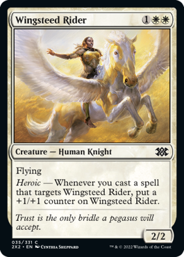 《天馬の乗り手/Wingsteed Rider》 [2X2]