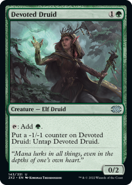 《献身のドルイド/Devoted Druid》 [2X2]