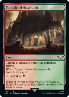 《奔放の神殿/Temple of Abandon》 [40K]