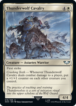 《サンダーウルフ・キャバルリー/Thunderwolf Cavalry》 [40K]