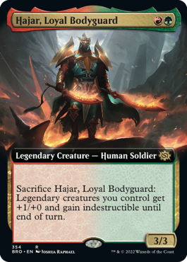 《忠実な護衛、ハジャール/Hajar, Loyal Bodyguard》 [BRO]