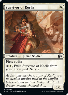 《コーリスの生存者/Survivor of Korlis》 [BRO]