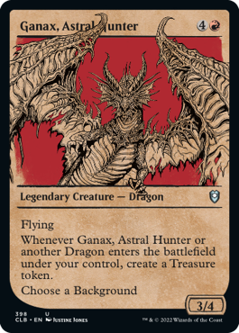 《アストラルの狩人、ガナクス/Ganax, Astral Hunter》 [CLB]