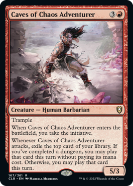 《混沌の洞窟の冒険者/Caves of Chaos Adventurer》 [CLB]