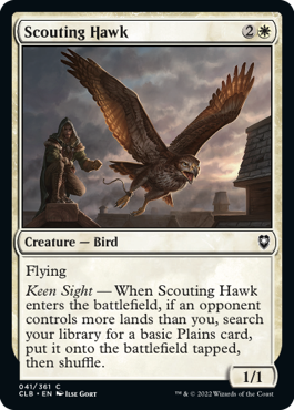 《偵察の鷹/Scouting Hawk》 [CLB]